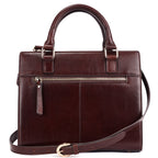 Fabiola Premium Genuine Leather Tote Bag for Women | Dark Brown Luxury Handbag