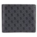 Walter Genuine Leather RFID Wallet for Men | Grey & Black Premium Leather Wallet