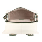 Montana Premium Genuine Leather Crossbody Bag for Women | Off White & Olive Leather Handbag