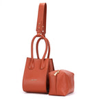 Lima Premium Genuine Leather Tote Bag for Women | Brick Leather Handbag