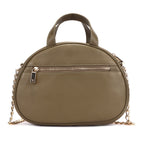 Olive Premium Genuine Leather Crossbody Sling Bag for Women | Suede & Cow Leather Handbag