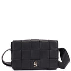 Coppice Premium Genuine Leather Crossbody Bag for Women | Black Vintage Leather Handbag