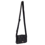 Coppice Premium Genuine Leather Crossbody Bag for Women | Black Vintage Leather Handbag