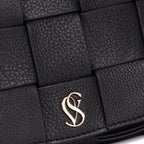 Coppice Premium Genuine Leather Crossbody Bag for Women | Black Vintage Leather Handbag