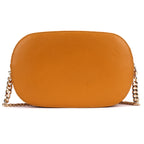 Keats Premium Genuine Leather Crossbody Sling Bag for Women | Mustard Cow Leather Handbag