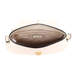 Olbia Premium Genuine Leather Crossbody Bag for Women | White Designer Leather Handbag