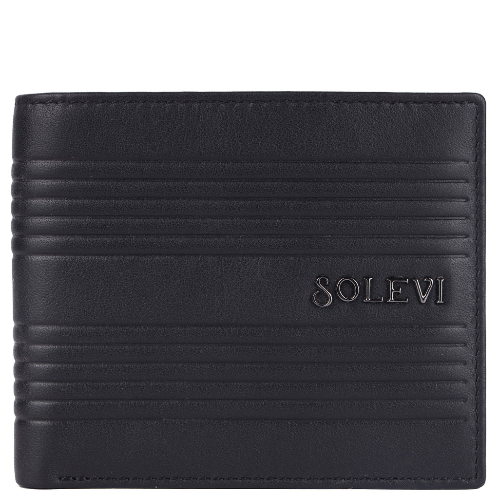 Eli Genuine Leather Wallet for Men – Premium Black Card Holder Wallet