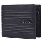 Eli Genuine Leather Wallet for Men – Premium Black Card Holder Wallet