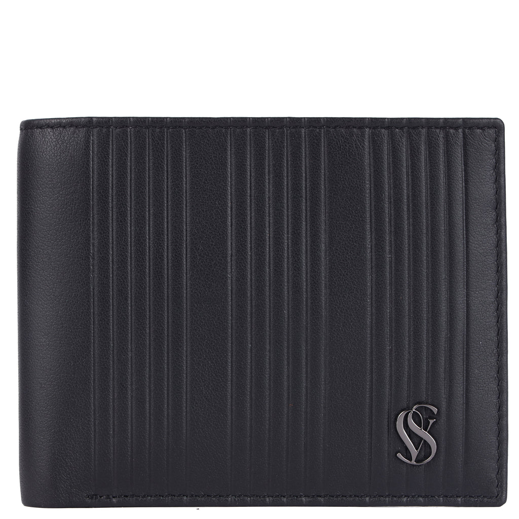 Raphael Genuine Leather Coin Pocket Wallet for Men – Premium Black Wallet