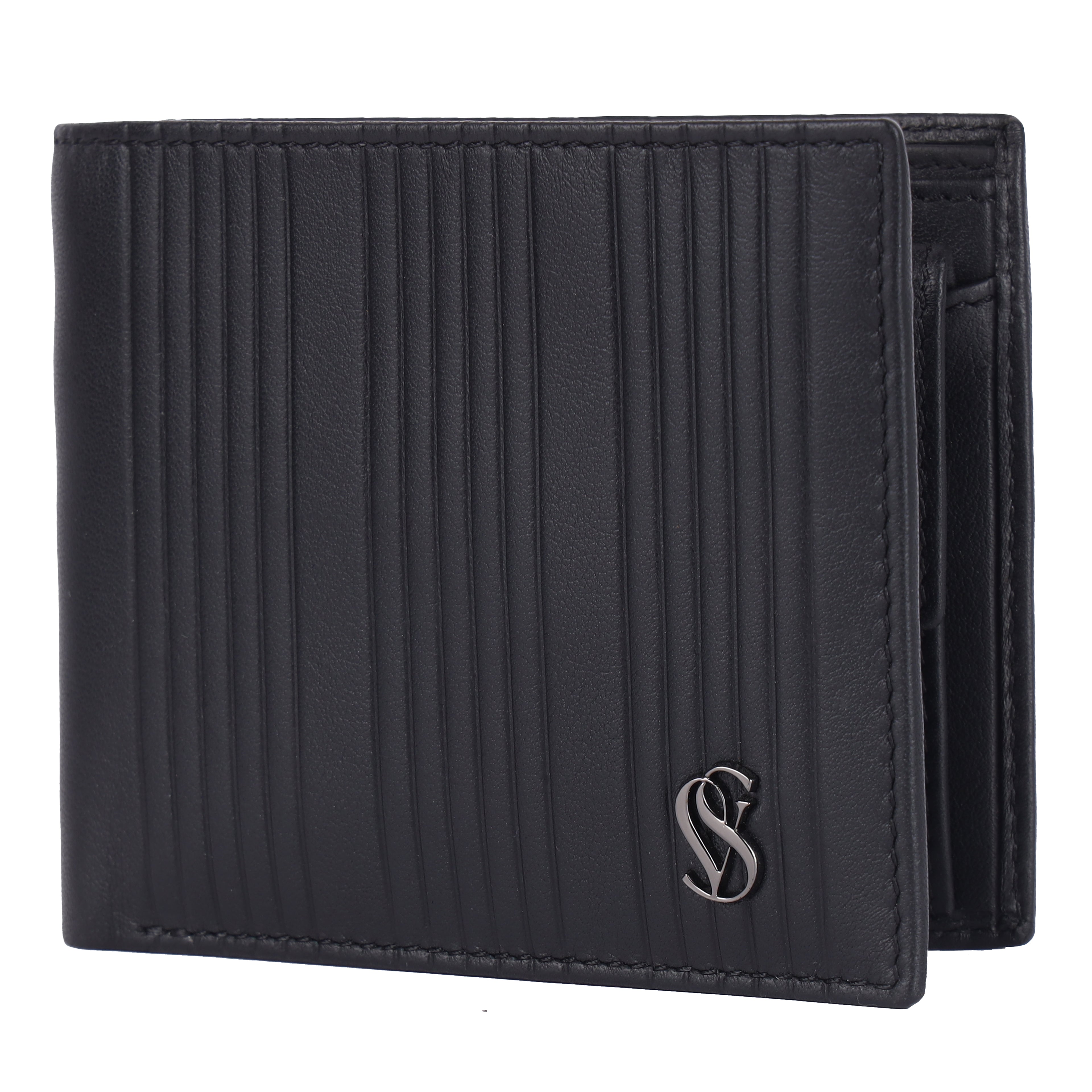 Raphael Genuine Leather Coin Pocket Wallet for Men – Premium Black Wallet