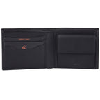 Raphael Genuine Leather Coin Pocket Wallet for Men – Premium Black Wallet