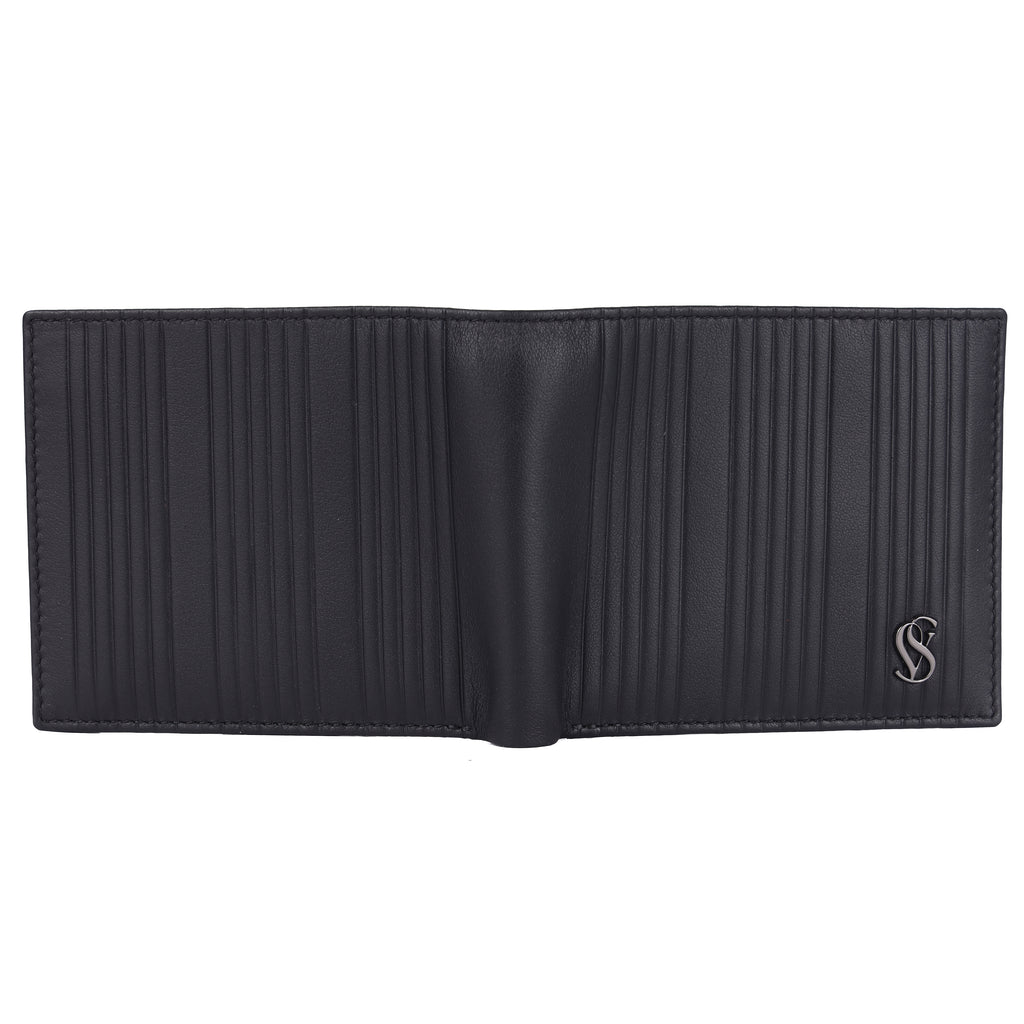 Raphael Genuine Leather Coin Pocket Wallet for Men – Premium Black Wallet
