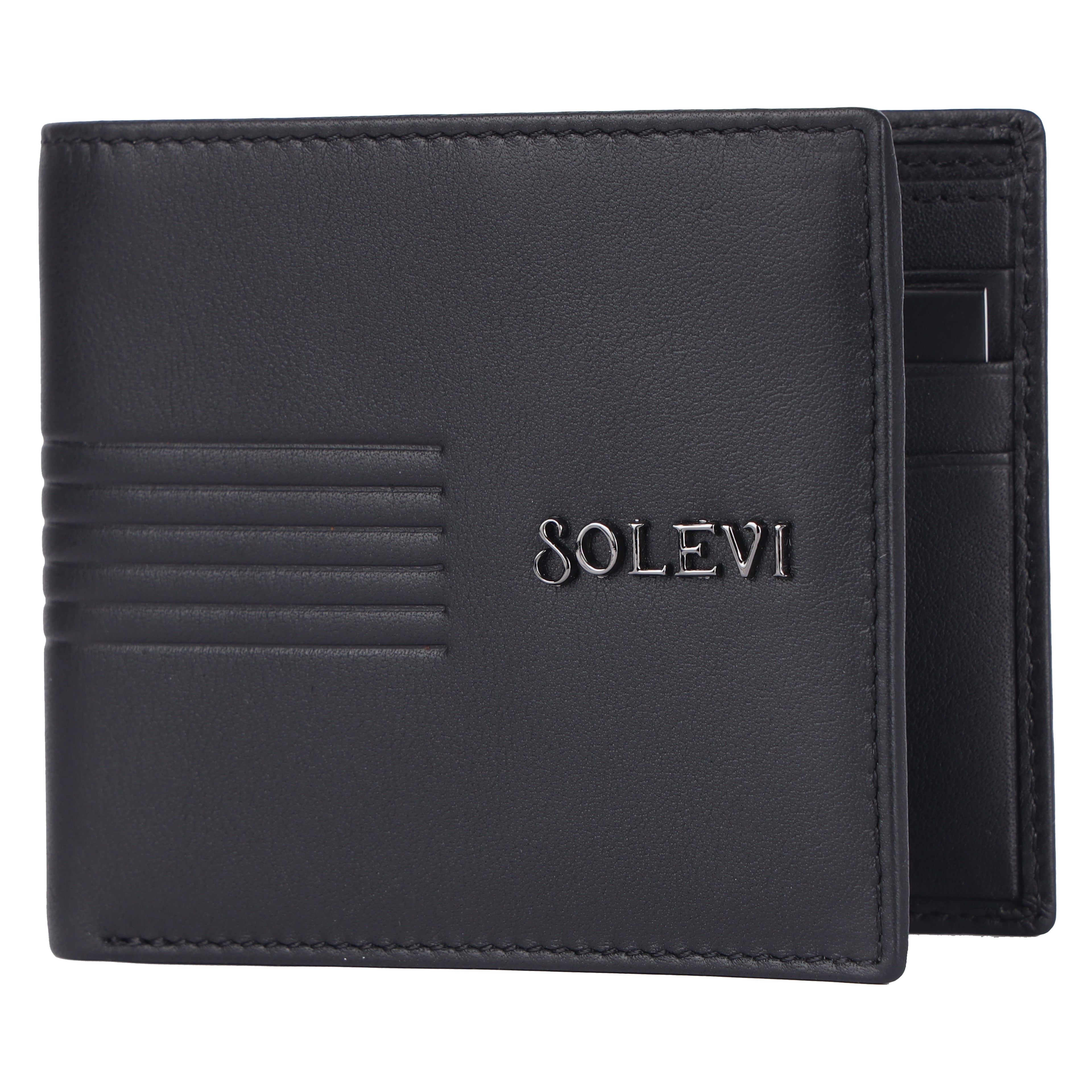Maxime Genuine Leather Wallet for Men – Premium Black Leather Wallet