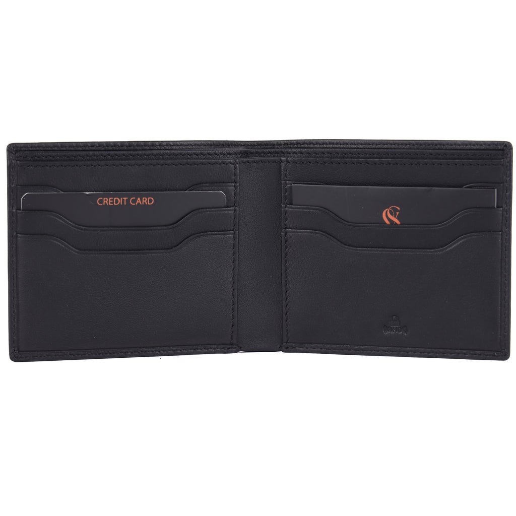 Maxime Genuine Leather Wallet for Men – Premium Black Leather Wallet