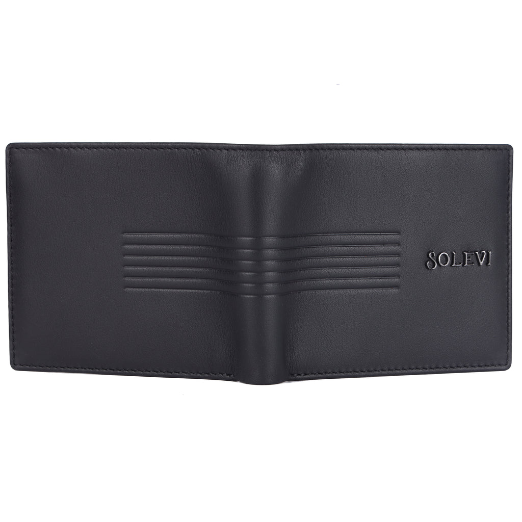 Maxime Genuine Leather Wallet for Men – Premium Black Leather Wallet