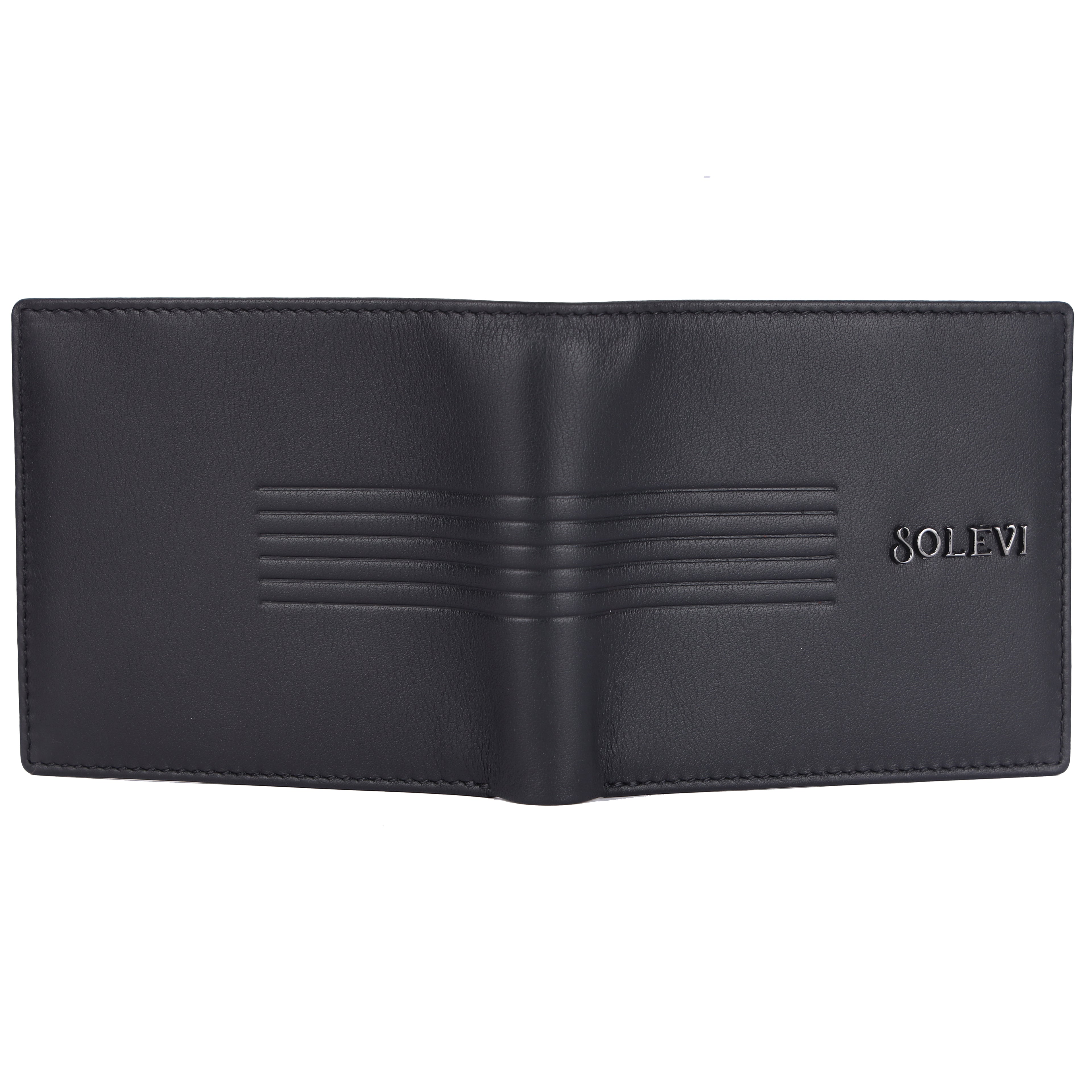 Maxime Genuine Leather Wallet for Men – Premium Black Leather Wallet