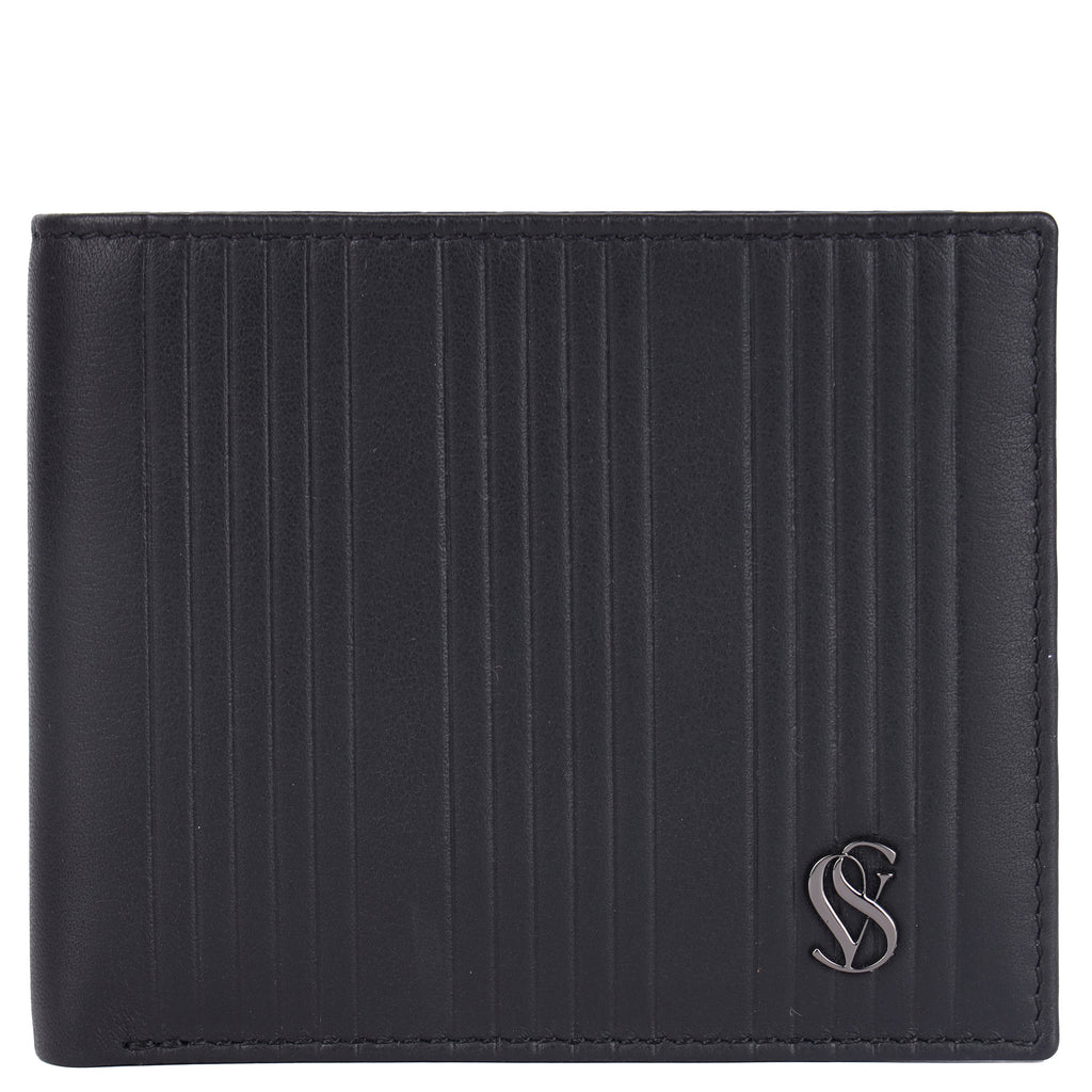 Raphael Genuine Leather Card Wallet for Men – Premium Black Wallet