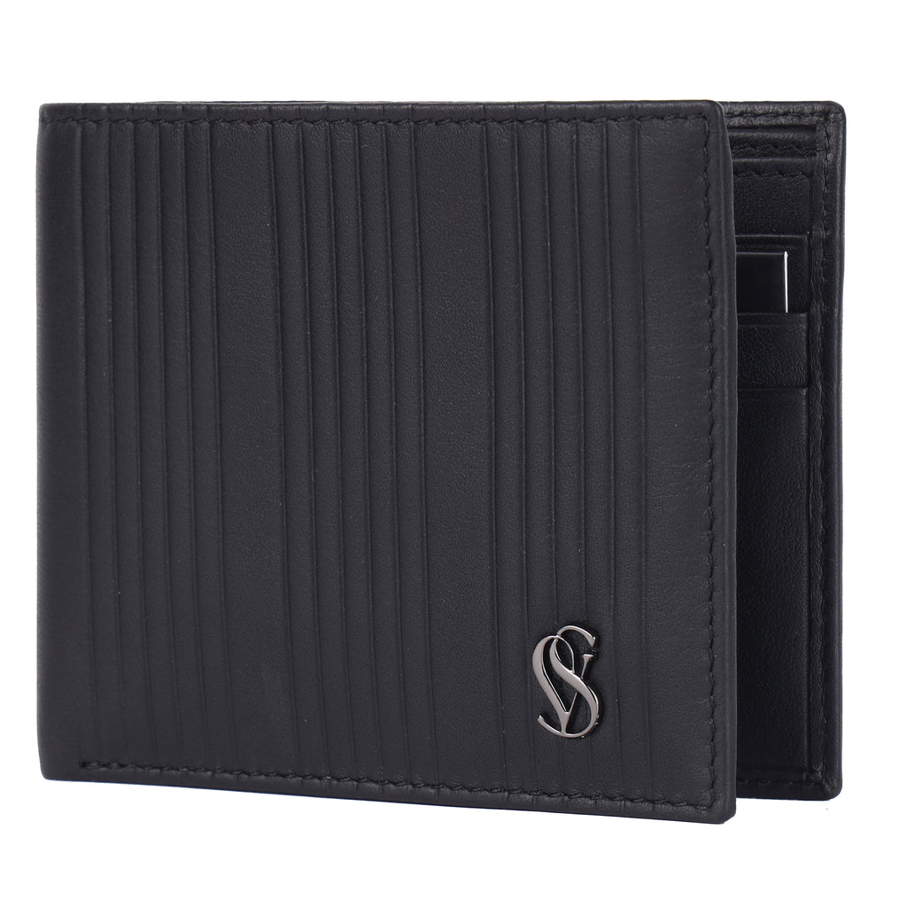 Raphael Genuine Leather Card Wallet for Men – Premium Black Wallet