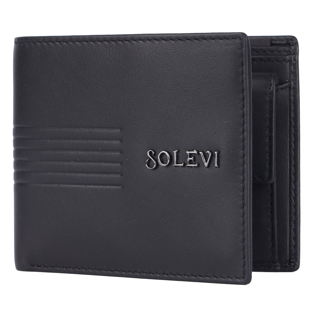 Maxime Genuine Leather Wallet for Men – Premium Black Leather Wallet