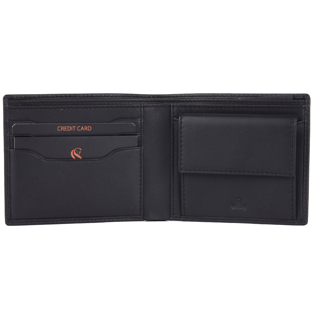 Maxime Genuine Leather Wallet for Men – Premium Black Leather Wallet