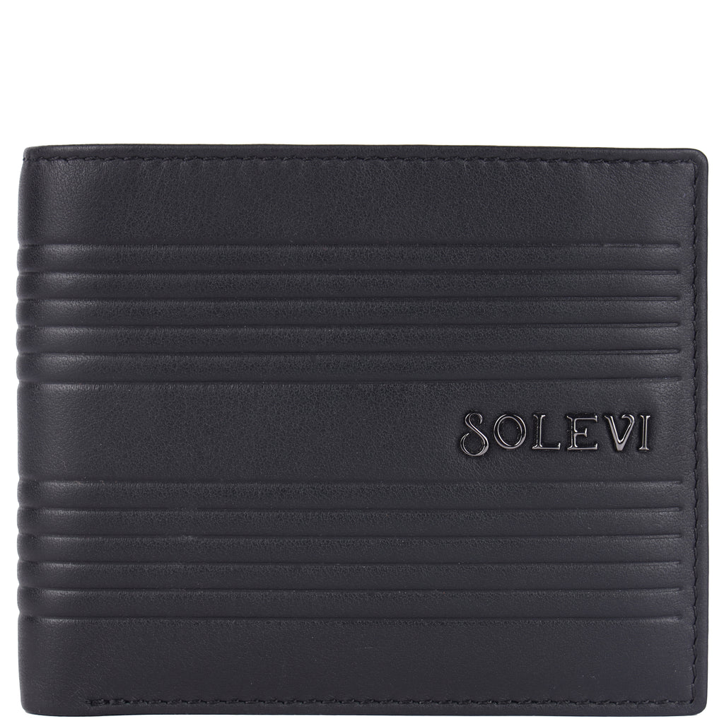 ElI Genuine Leather Coin Pocket Wallet for Men – Premium Black Wallet