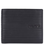 ElI Genuine Leather Coin Pocket Wallet for Men – Premium Black Wallet