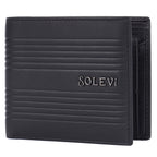 ElI Genuine Leather Coin Pocket Wallet for Men – Premium Black Wallet