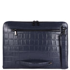 Elio Premium Leather Laptop Bag for Men – Navy