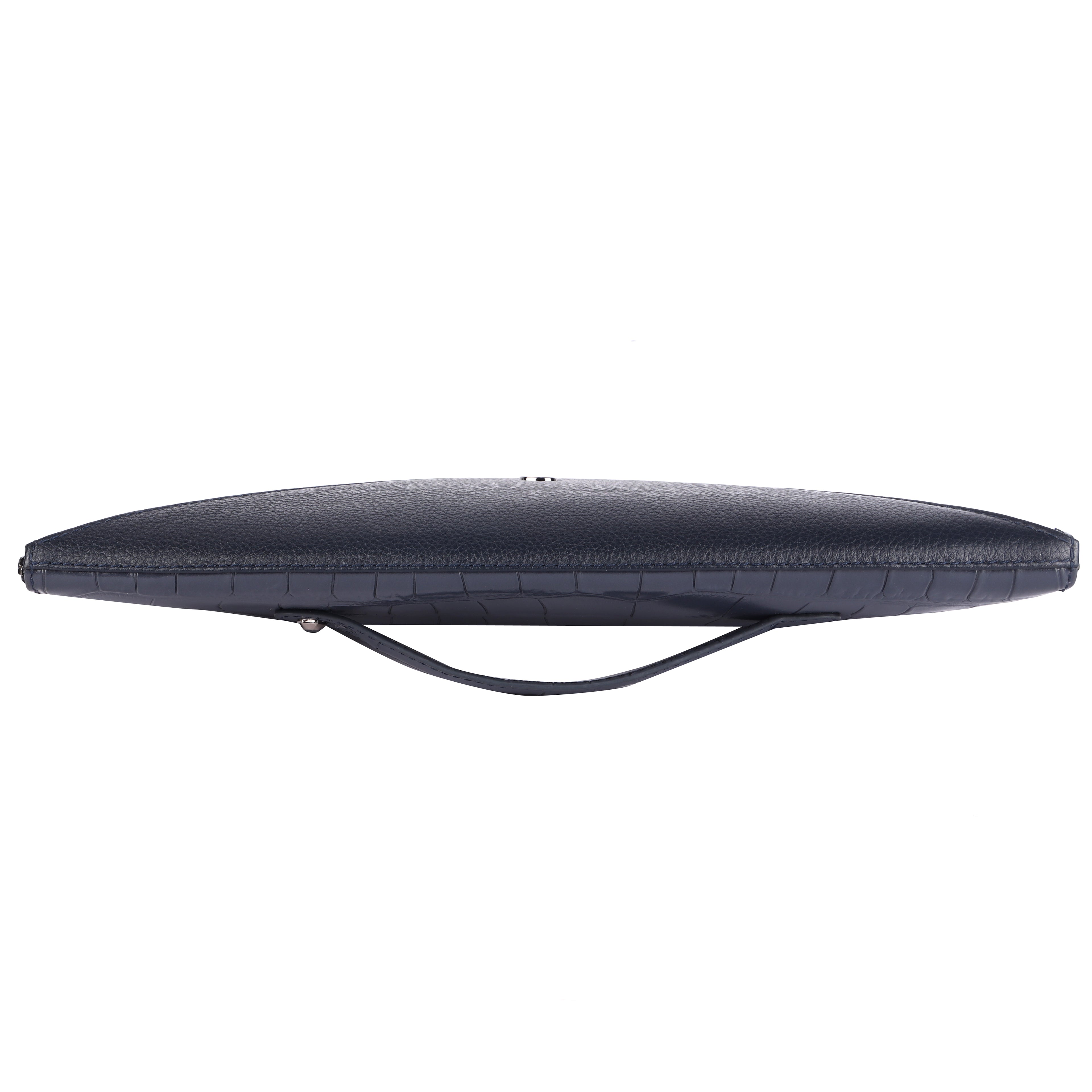 Elio Premium Leather Laptop Bag for Men – Navy