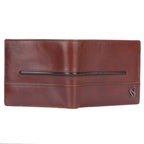 Liam Premium Genuine Leather Coin Pocket Wallet for Men | Brown & Tan