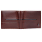 Liam Full-Grain Nappa Leather Men's Wallet – Both Side Card Case | High Black