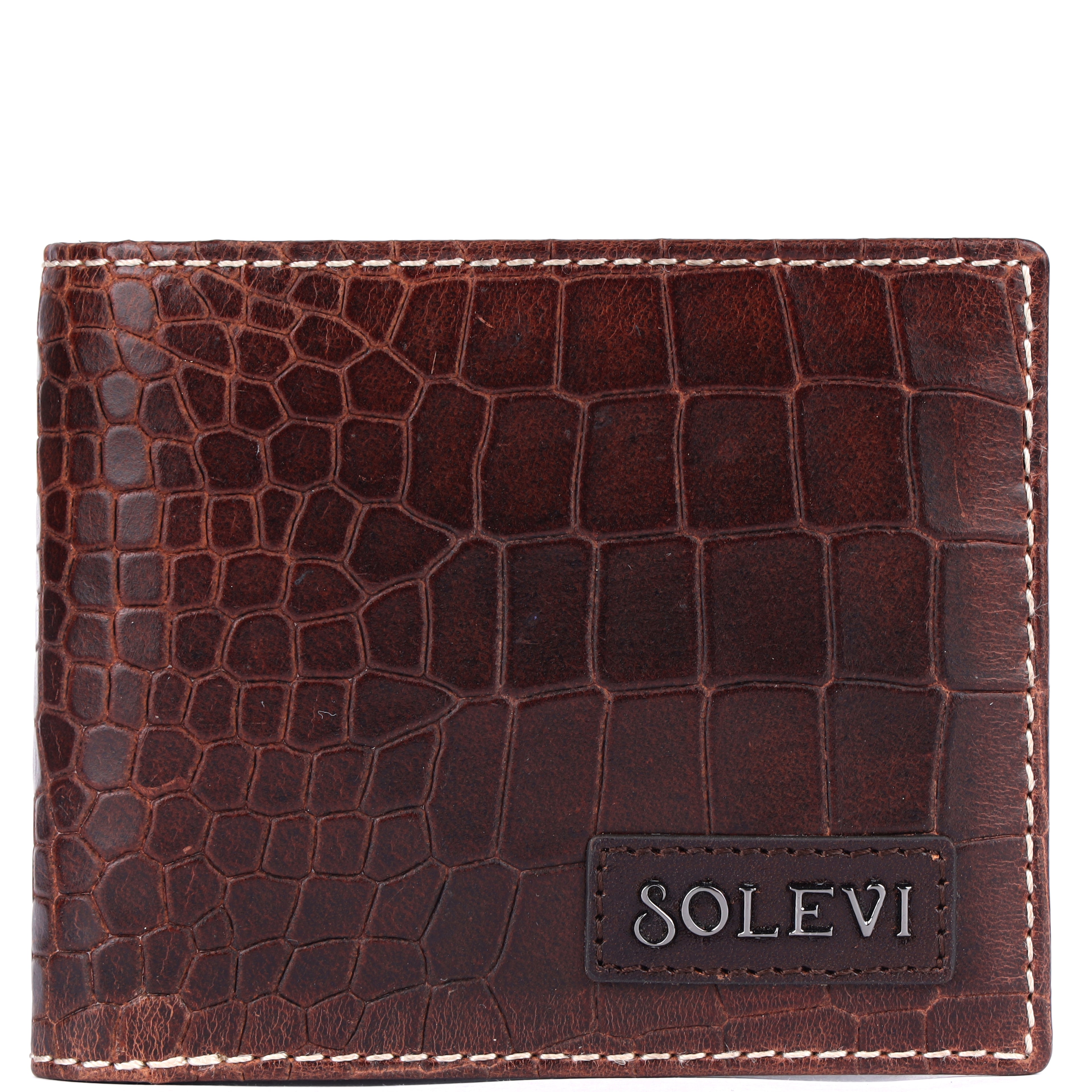 Brabant Premium Genuine Leather Coin Pocket Wallet for Men | Brown