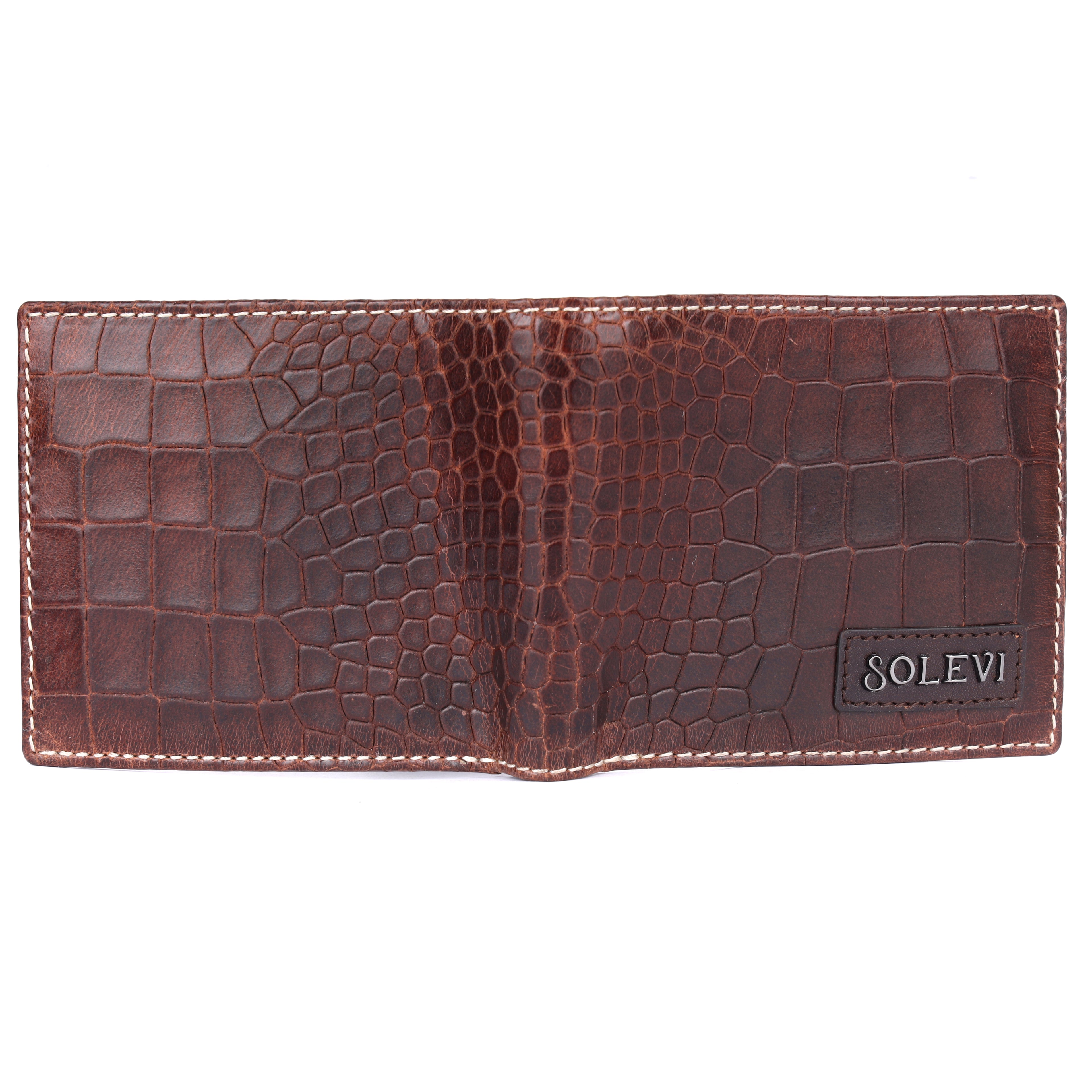 Brabant Premium Genuine Leather Coin Pocket Wallet for Men | Brown