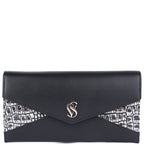 Tilburg Genuine Leather Long Wallet for Women | Black Luxury Wallet