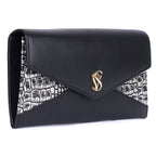 Tilburg Genuine Leather Long Wallet for Women | Black Luxury Wallet