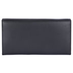 Tilburg Genuine Leather Long Wallet for Women | Black Luxury Wallet
