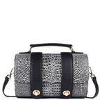 BRIENNA Genuine Leather Handbag for Women | Black Luxury Designer Bag