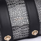 BRIENNA Genuine Leather Handbag for Women | Black Luxury Designer Bag