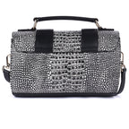 BRIENNA Genuine Leather Handbag for Women | Black Luxury Designer Bag