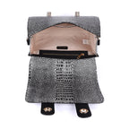 BRIENNA Genuine Leather Handbag for Women | Black Luxury Designer Bag