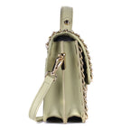 ELSY Genuine Leather Crossbody Bag for Women | Dark Pista Green Leather Bag