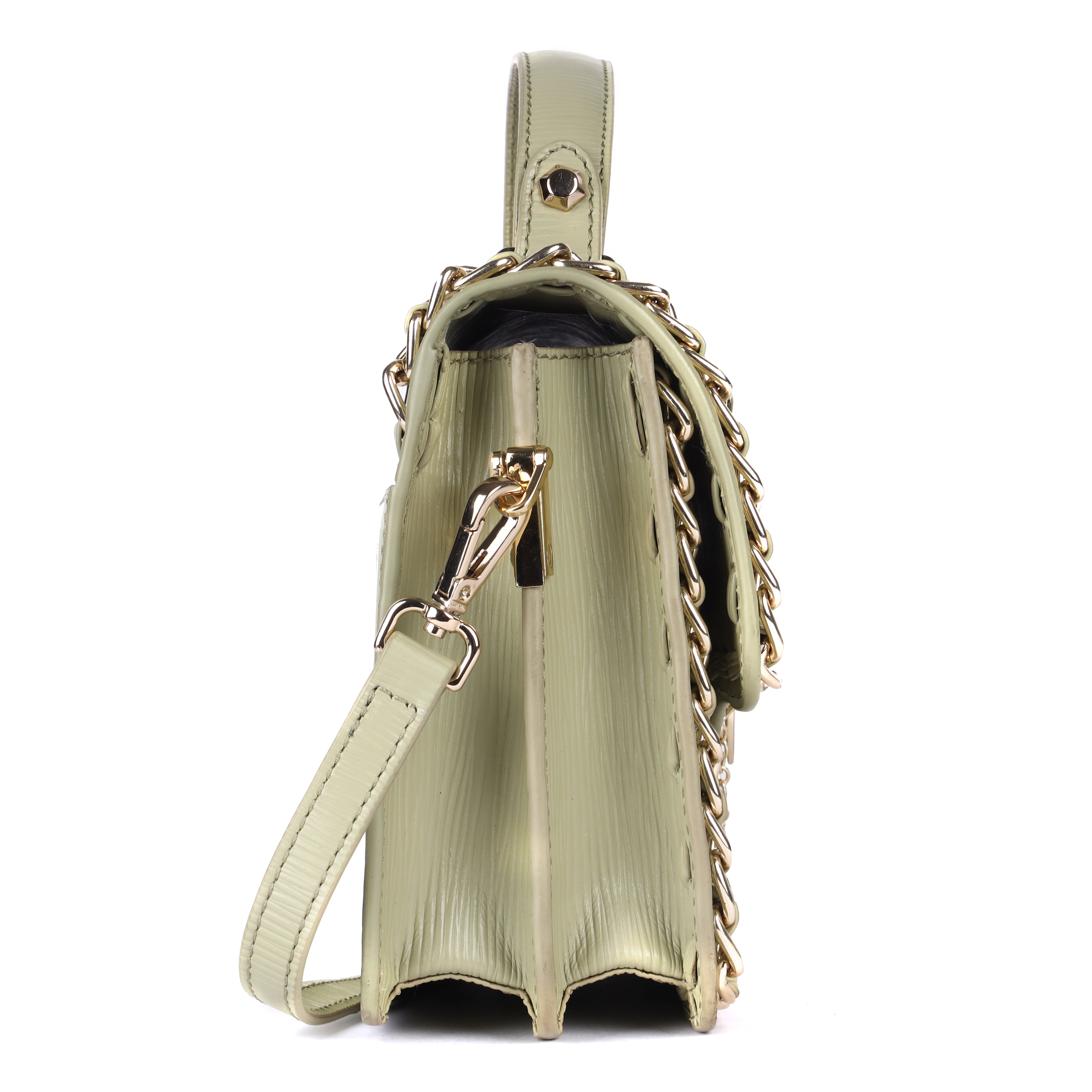 ELSY Genuine Leather Crossbody Bag for Women | Dark Pista Green Leather Bag