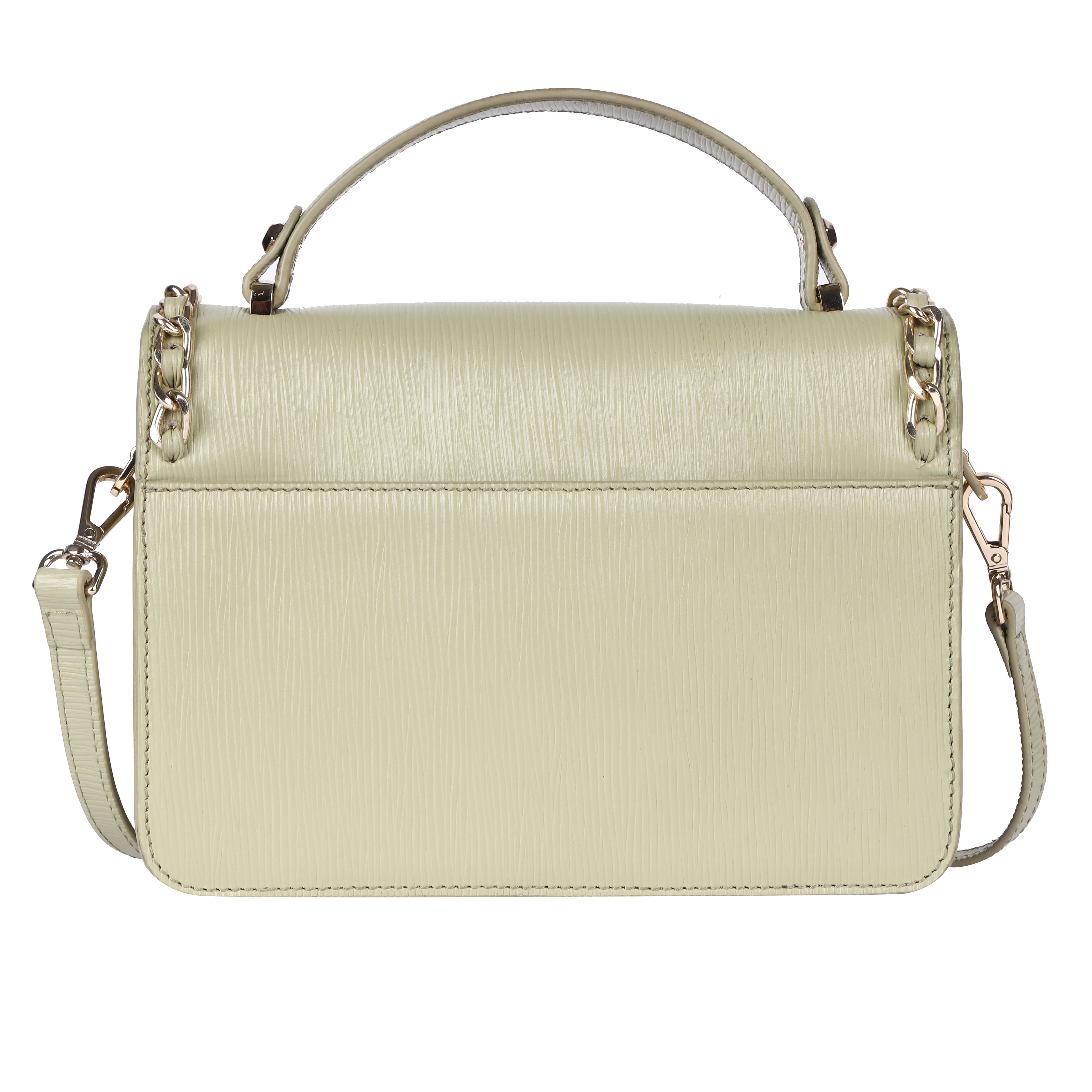 ELSY Genuine Leather Crossbody Bag for Women | Dark Pista Green Leather Bag