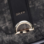 YARA Genuine Leather Crossbody Bag for Women | Black Luxury Sling Bag