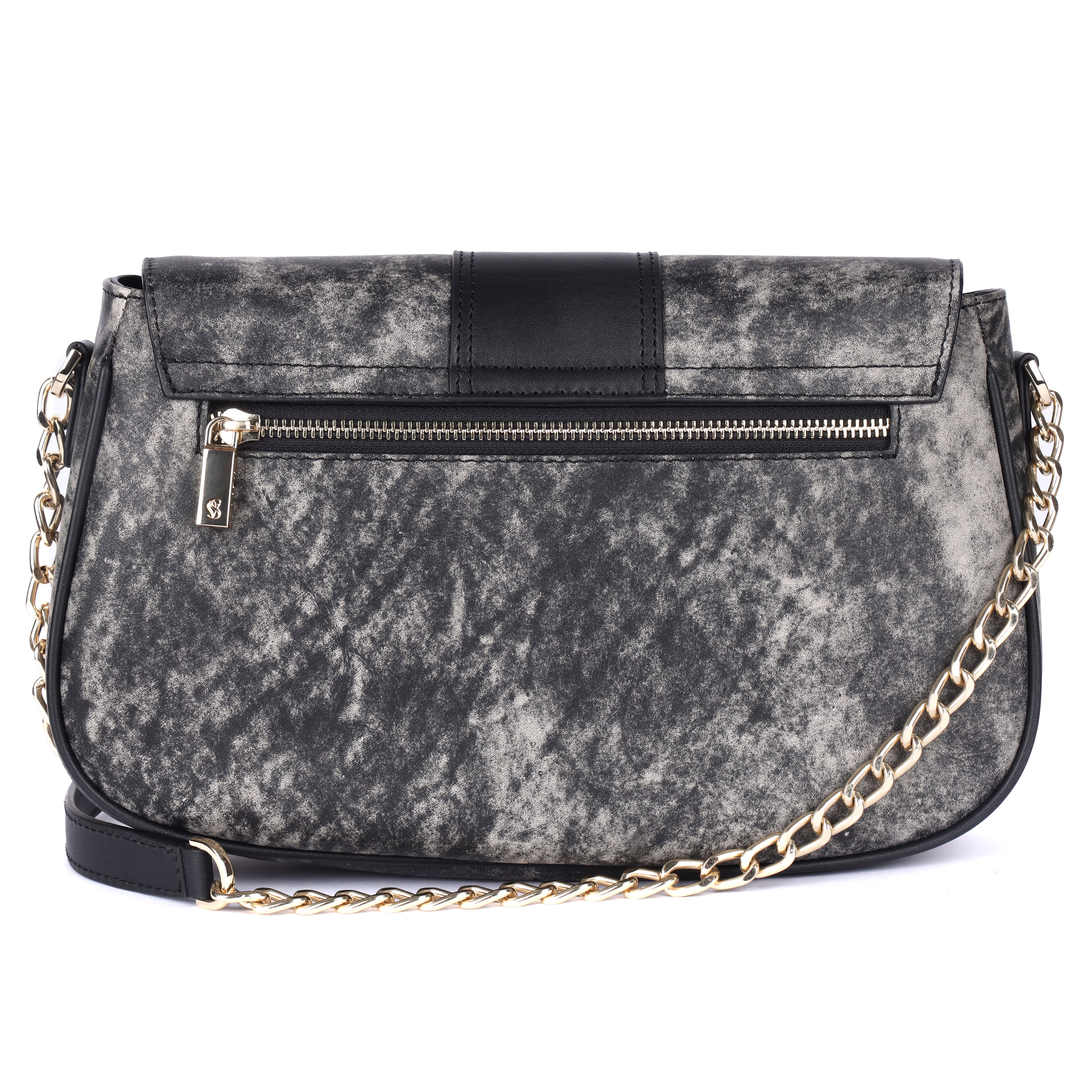 YARA Genuine Leather Crossbody Bag for Women | Black Luxury Sling Bag