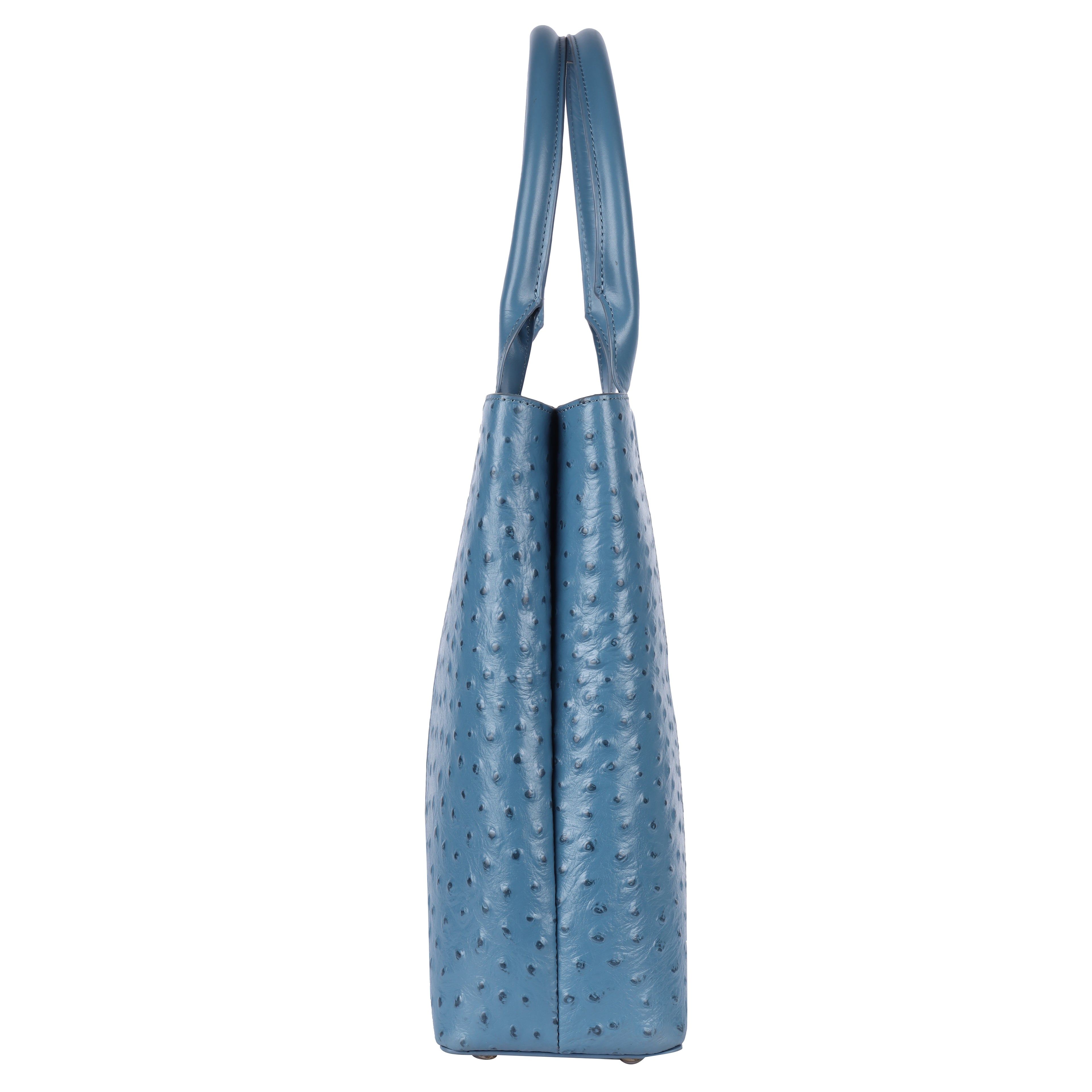 CHIVA Genuine Leather Tote Bag for Women | Vintage Blue Designer Tote