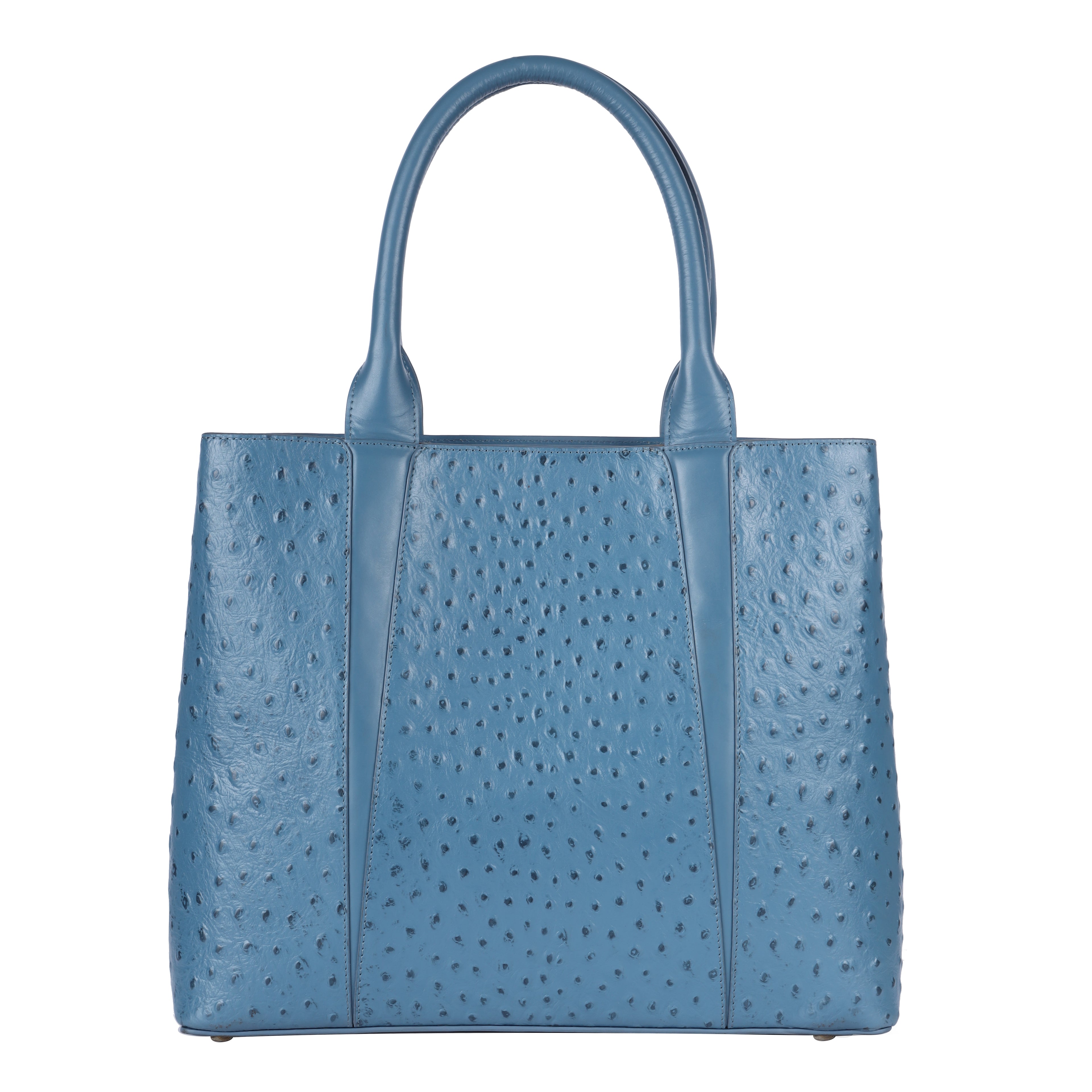 CHIVA Genuine Leather Tote Bag for Women | Vintage Blue Designer Tote