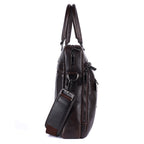VERON Genuine Leather Laptop Bag for Men | Premium Chocolate Office Bag