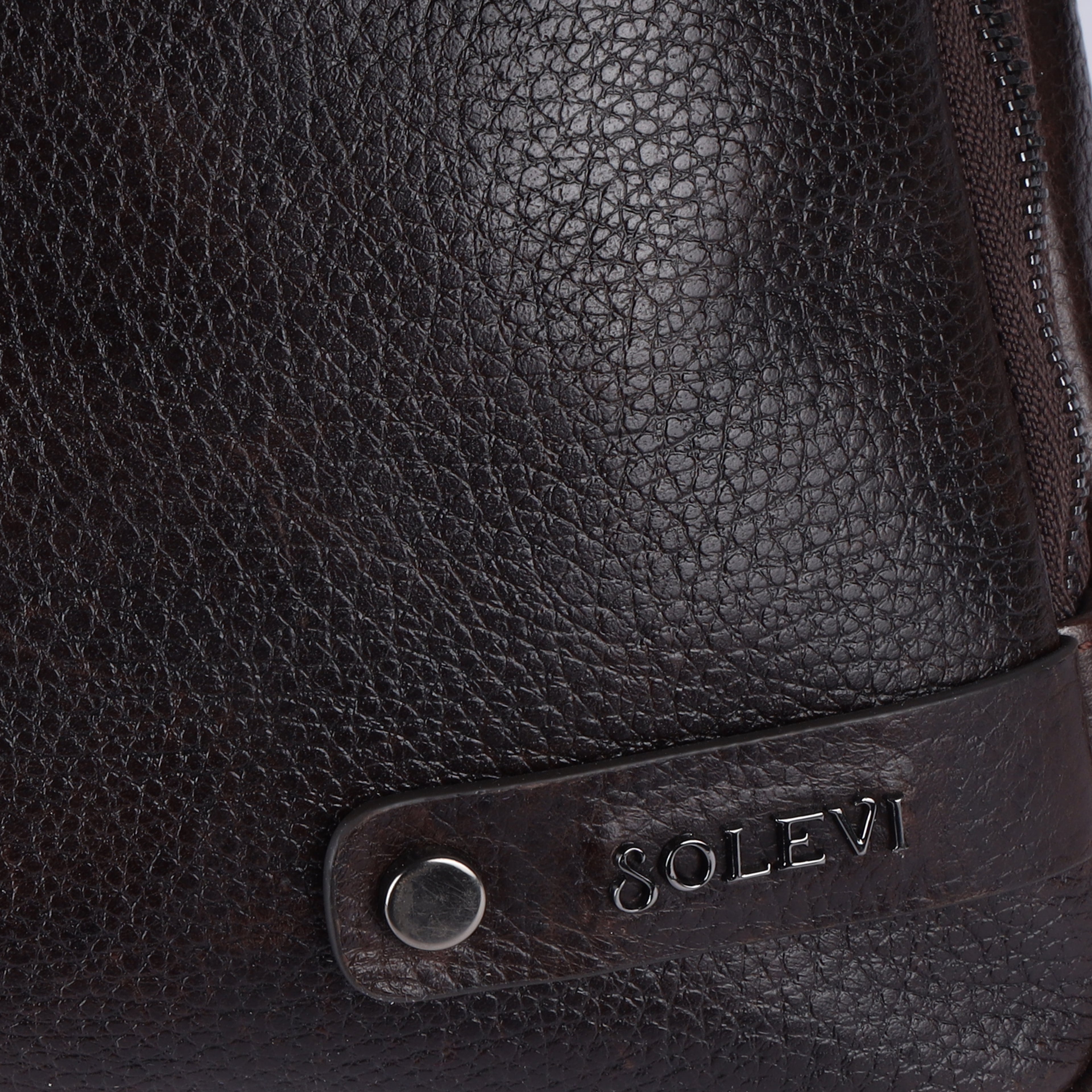 VERON Genuine Leather Laptop Bag for Men | Premium Chocolate Office Bag