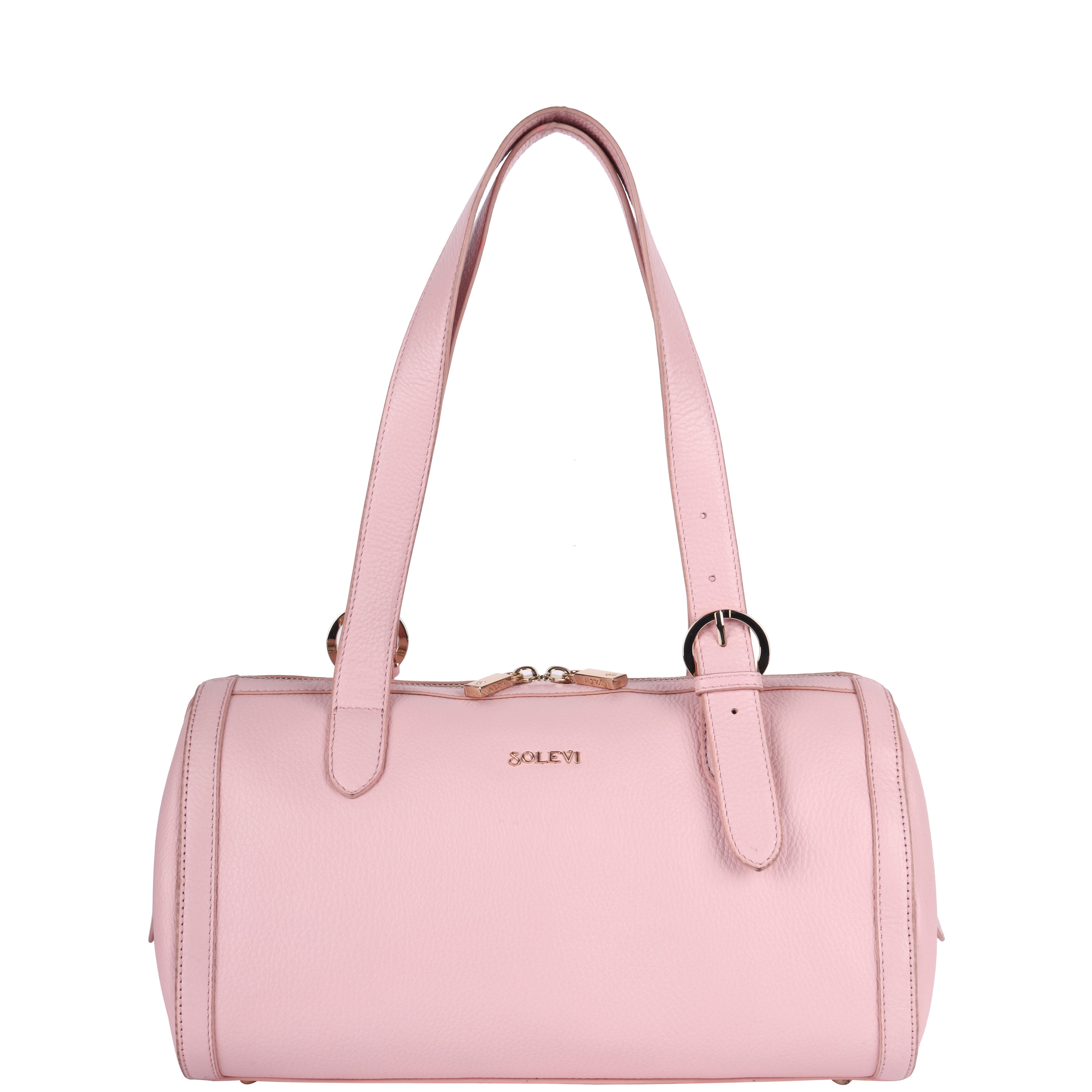 LIDWINA Genuine Leather Crossbody Bag for Women | Dusty Pink Handbag